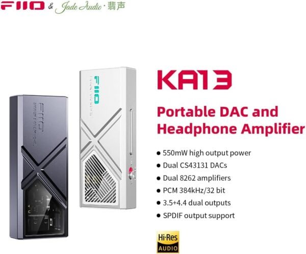FiiO KA13 Portable DAC Dongle Review High-Power Audio Solution for Android and PC