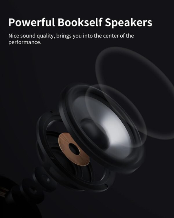 51Q8MSjDplL._AC_SL1500_ ANGELS HORN Hi-Fi Turntable System Review Bluetooth Vinyl Record Player with Speakers