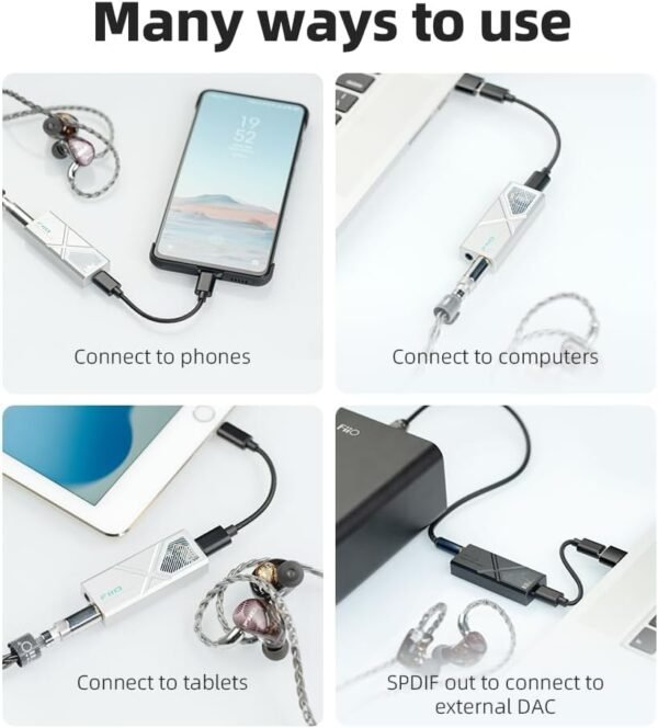 FiiO KA13 Portable DAC Dongle Review High-Power Audio Solution for Android and PC