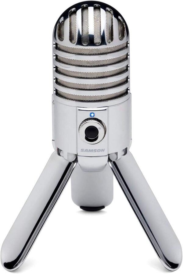 Samson Meteor Mic USB Condenser Microphone review for podcasting and recording enthusiasts