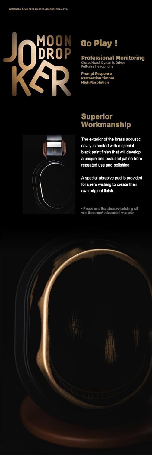 Moondrop Joker review professional closed-back headphones for studio monitoring and recording