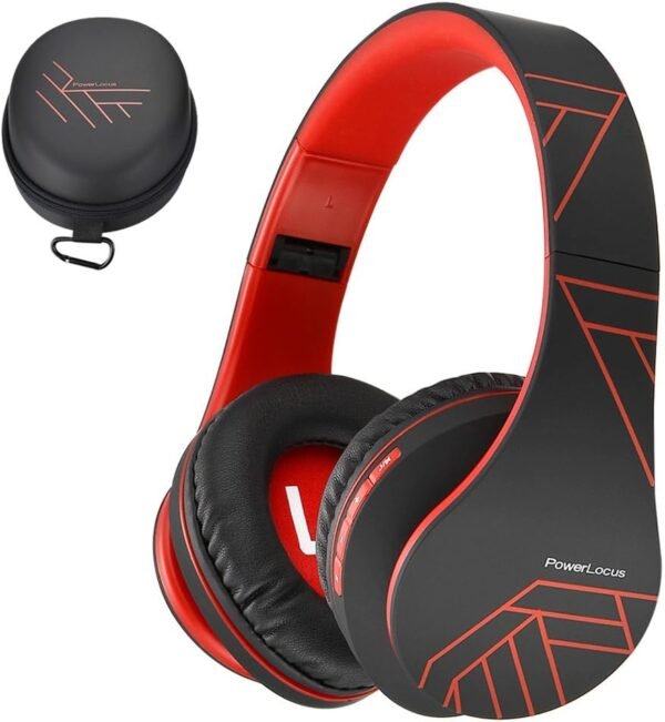 61AoRws1JBL._AC_SL1000_ PowerLocus P2 Bluetooth Over-Ear Headphones review wireless comfort with deep bass and noise isolation