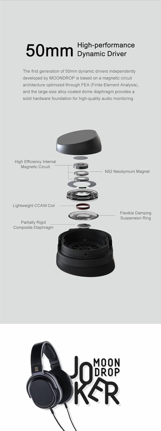 Moondrop Joker review professional closed-back headphones for studio monitoring and recording