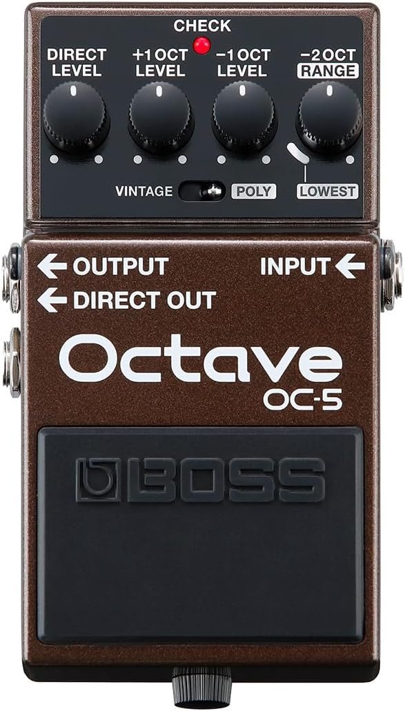 Boss OC-5 Polyphonic Guitar/Bass Octave Pedal review for musicians seeking versatile sound