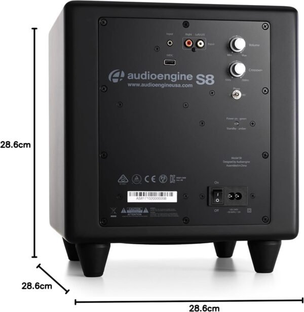 61IFff2jNEL._AC_SL1500_ Audioengine S8 Powered Subwoofer review 250W 8-inch home audio speaker with built-in amplifier