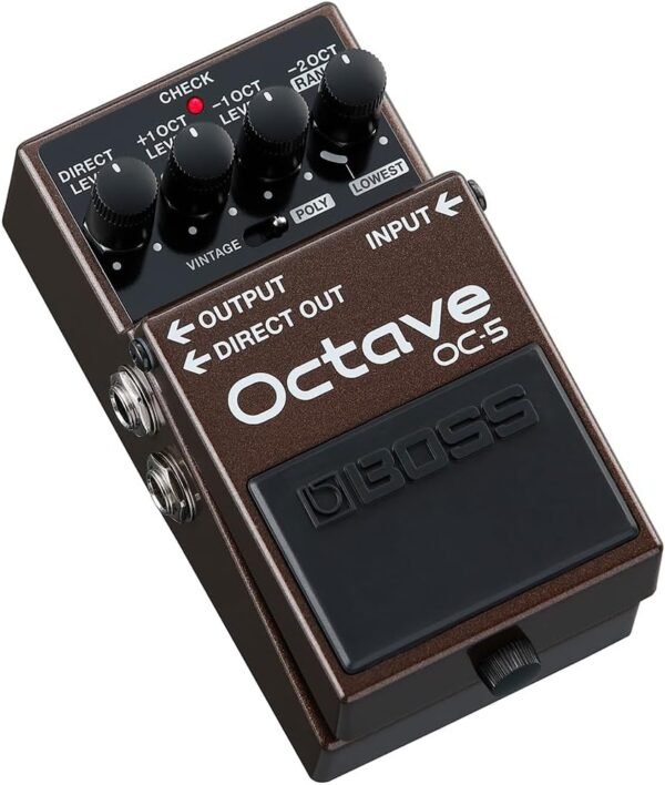 Boss OC-5 Polyphonic Guitar/Bass Octave Pedal review for musicians seeking versatile sound