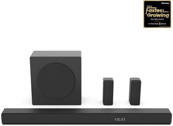 Hisense HS5100 5.1Ch Sound Bar Review High-Performance Audio with Wireless Subwoofer
