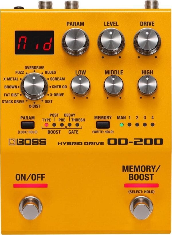 Boss OD-200 Hybrid Drive Pedal review the ultimate guitar effects experience