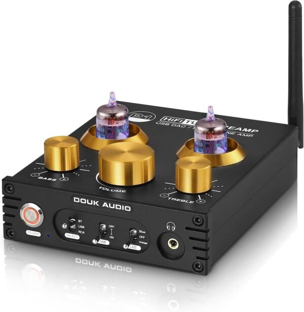 61sXQtVtd9L._AC_SL1500_ Douk Audio P1 Vacuum Tube Preamplifier Review Hi-Fi Bluetooth Receiver and USB DAC