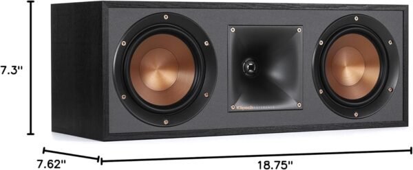 61xNY-RfE6L._AC_SL1500_ Klipsch R-52C Center Channel Speaker Review Powerful Sound for Home Theater Setup