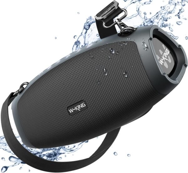 W-KING X10 review powerful portable Bluetooth speaker with 120W bass and IPX6 waterproof design