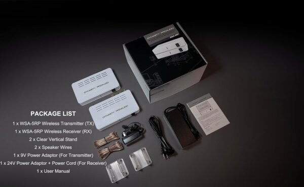 7192FwccmdL._AC_SL1500_ Review of Dynasty ProAudio WSA-5RP Wireless Surround Sound Kit with Built-in Amplifier