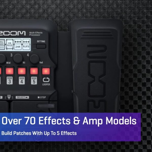 71HwxE5dIKL._AC_SL1440_ Zoom G1X FOUR Guitar Multi-Effects Processor Review Powerful Features for Musicians
