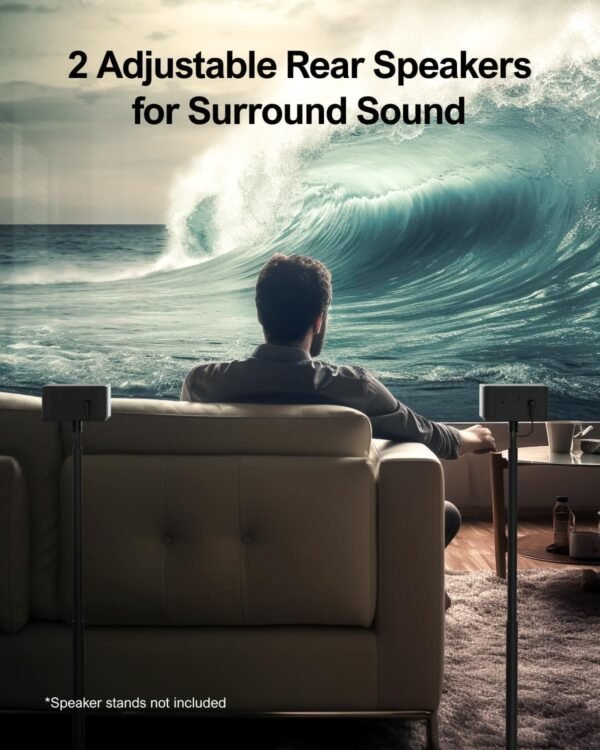 71Se8JXxhbL._AC_SL1500_ ULTIMEA Poseidon D50 5.1 Sound Bar Review Powerful Home Theater System with Subwoofer