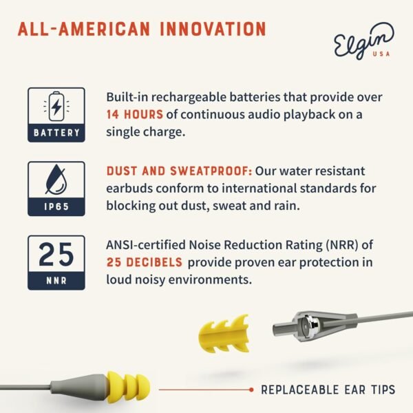 Elgin Discord Gen 2 Bluetooth Earplug Earbuds review for noise isolation and industrial work