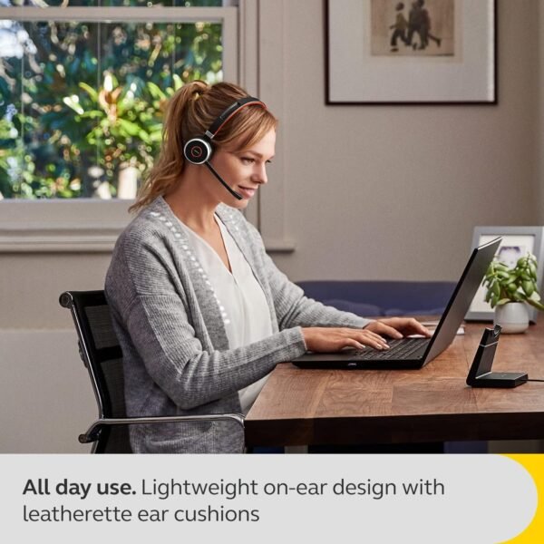 71e1w12SYyL._AC_SL1400_ Jabra Evolve 65 SE Wireless Headset Review Best Noise-Cancelling Option for Calls