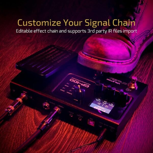 71gWjqciSwL._AC_SL1000_ Valeton GP-100 Guitar Effects Review Powerful Multi-Effects Pedal with Amp Modeling