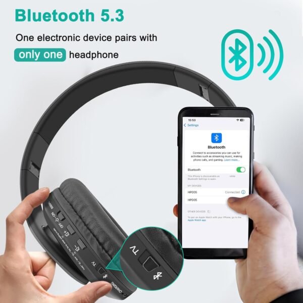 WallarGe Dual Wireless Headphones HP005 review for TV with Bluetooth and RF features