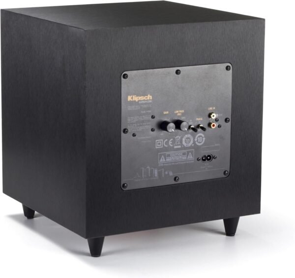 Klipsch R-8SW Subwoofer Review Compact Design with Powerful 150-Watt Performance