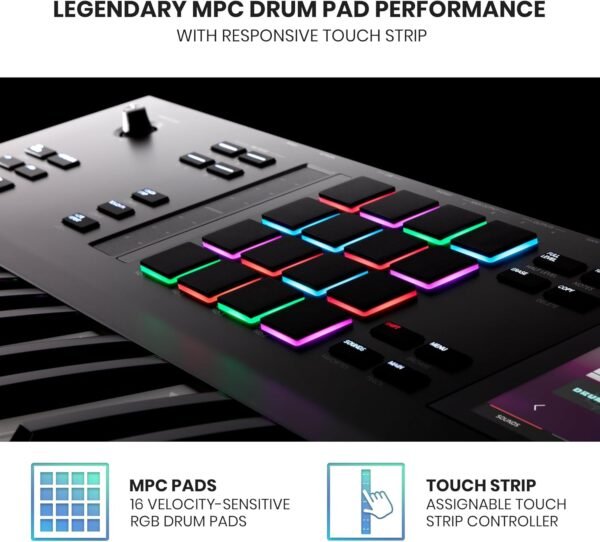 Akai Professional MPC Key 61 review exploring its synthesizer performance and music production features