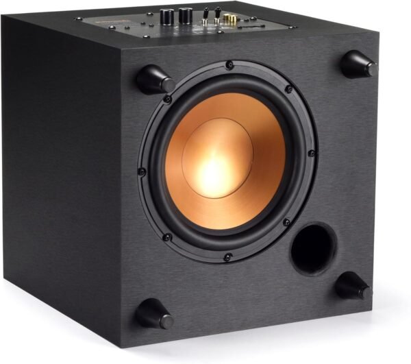 Klipsch R-8SW Subwoofer Review Compact Design with Powerful 150-Watt Performance