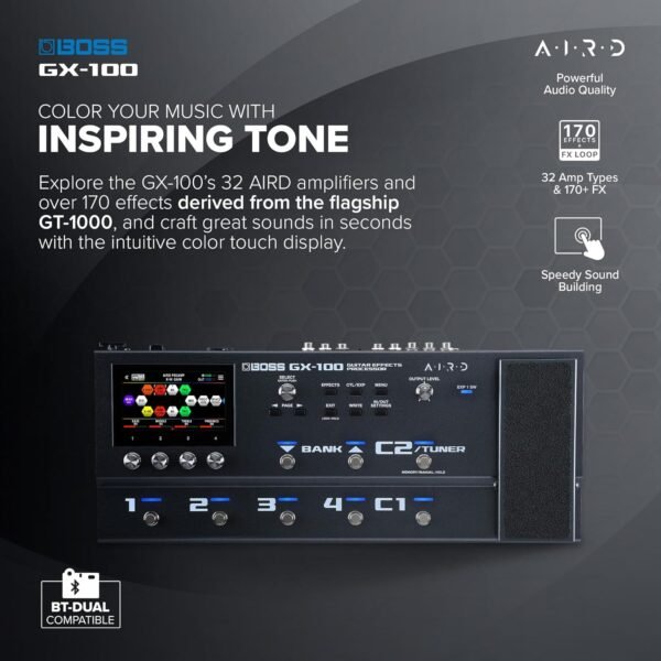 Boss GX-100 Guitar Multi-effects Pedal review ultimate tone exploration and performance