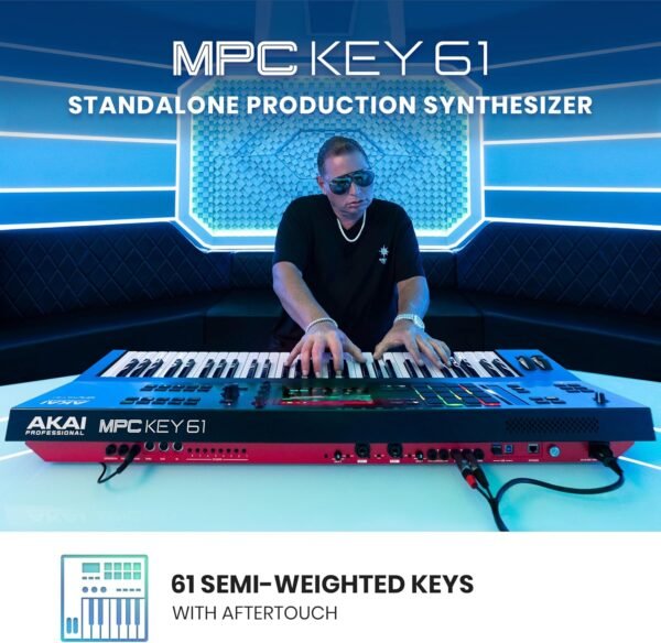 Akai Professional MPC Key 61 review exploring its synthesizer performance and music production features