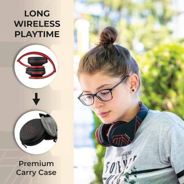 81pqg2flVRL._AC_SL1500_ PowerLocus P2 Bluetooth Over-Ear Headphones review wireless comfort with deep bass and noise isolation