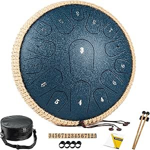 Steel Tongue Drum 13-Inch Hopwell Review D Major Relaxation and Music Insights