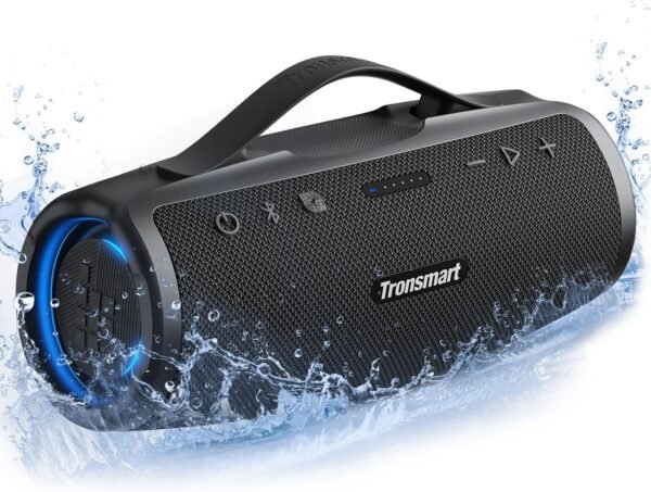 Tronsmart Mirtune S100 Portable Bluetooth Speaker review powerful sound, 20-hour playtime, and waterproof design