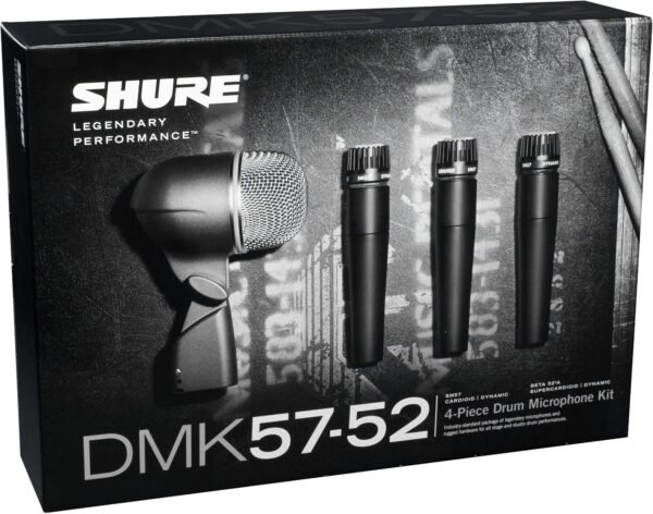 Shure DMK57-52 Drum Microphone Kit Review Perfect for Performers and Recording Artists